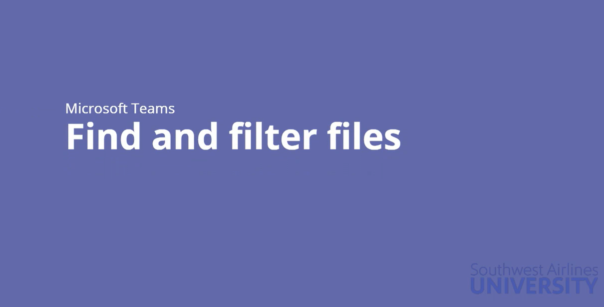 MS Teams Microlearning Video